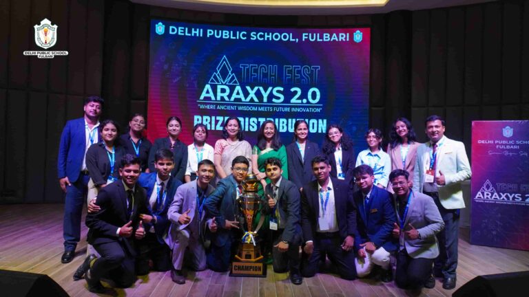 DPS Fulbari, Siliguri Wins Araxys 2.0 Tech Fest Trophy